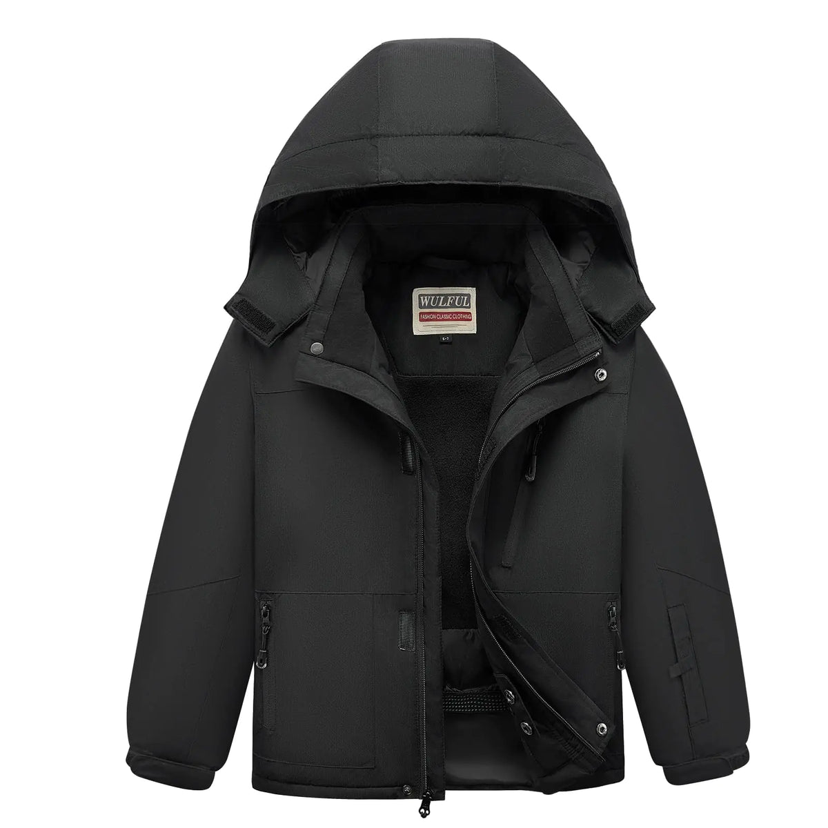 WULFUL Boys Waterproof Ski Jacket Kids Winter Snow Coat Outdoor Mimarta