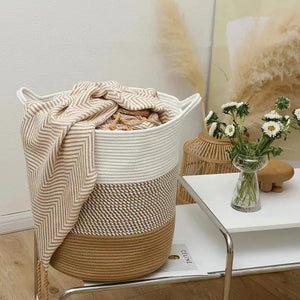 Thick Heavy Cotton Rope Laundry Bucket Rieworkes