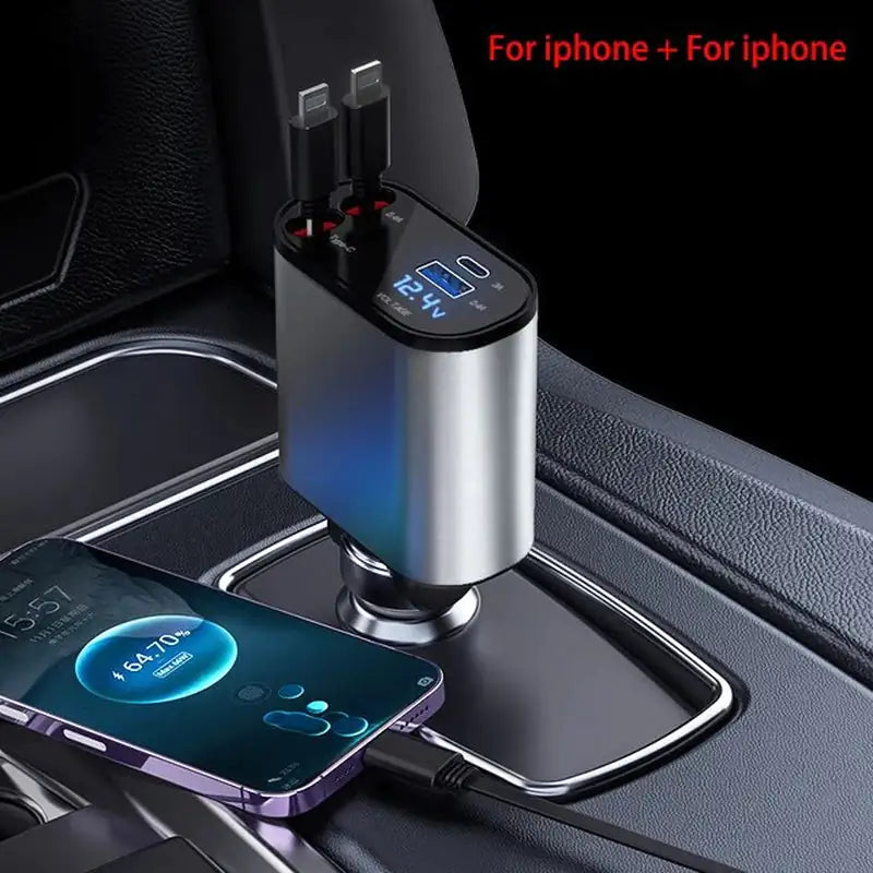 Retractable Car Charger Rieworkes