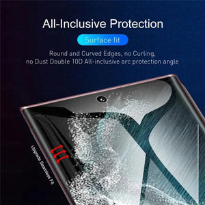 Tempered Glass Screen Protector Lens Hydrogel For Samsung S23 S22 Ultra Plus USA Rieworkes