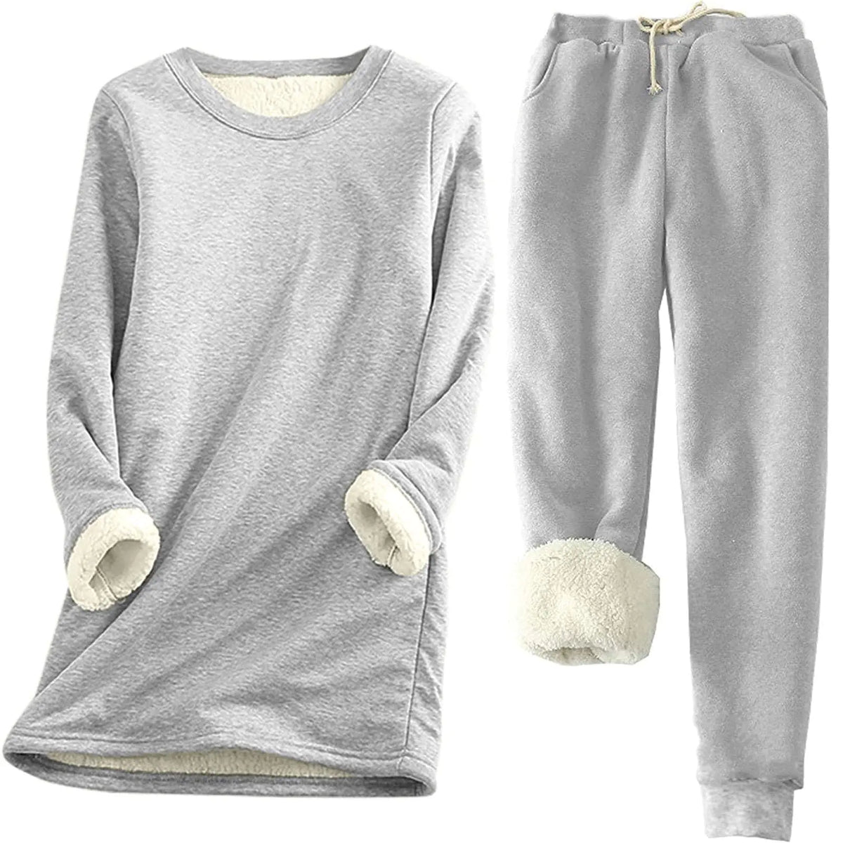 Ympkerial Lounge Sets for Women Travel Clothes Women Plus Size Sweat Suits for Women Plus Size Sweat Suits for Women Womens Two Piece Sets 2 Piece Sweat Sets for Women Casual Warm Winter Solid Pants Rieworkes