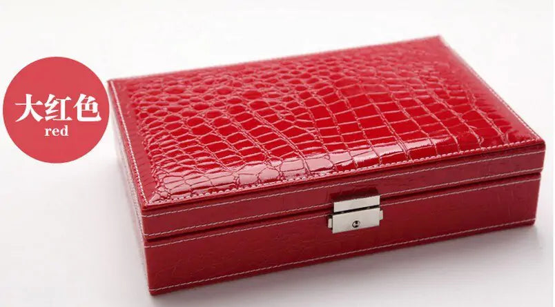 Cosmetic Leather Jewelry Box Rieworkes