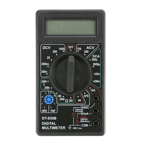 7 Fn Digital Multimeter AC DC Voltage Volt 10 Amp Current Resistance Ohm Meter - Rieworkes