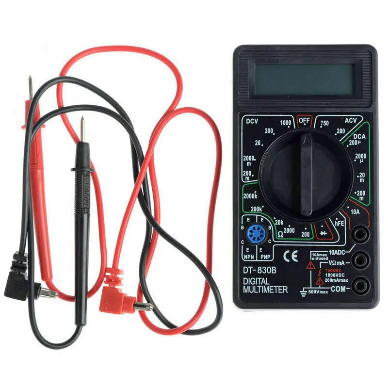 7 Fn Digital Multimeter AC DC Voltage Volt 10 Amp Current Resistance Ohm Meter - Rieworkes