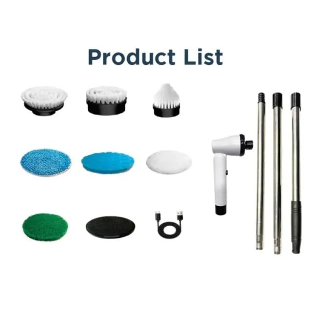 7 In 1 Adjustable Angle Electric Cleaning Brush - Rieworkes