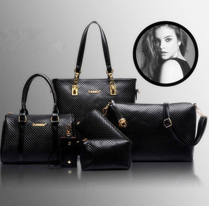 Fashionable Women's Handbag Set - 6 Pieces (2018) Mimarta