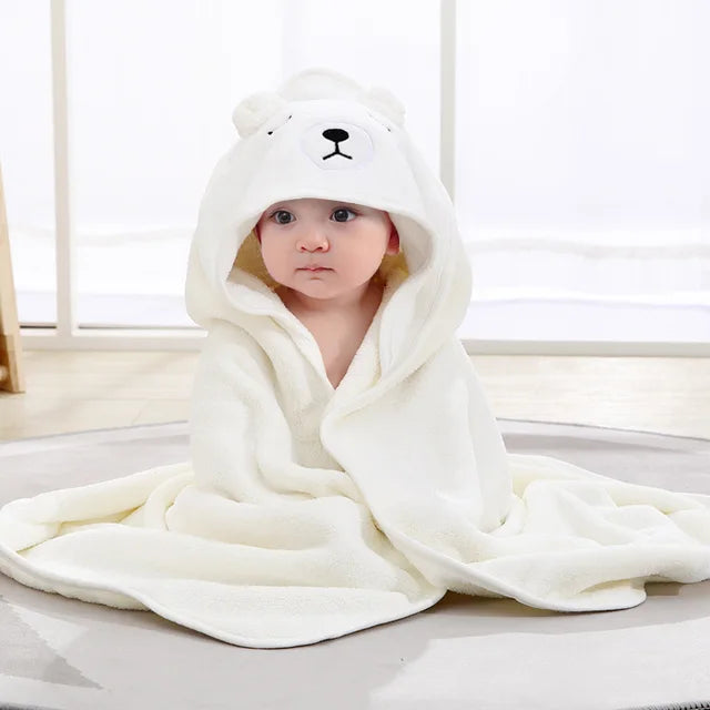Cartoon Animal Baby Bath Towels Rieworkes