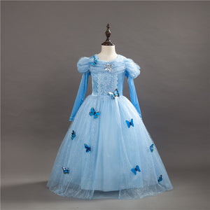 Cinderella Halloween Dress for Girls - Princess Costume Mimarta