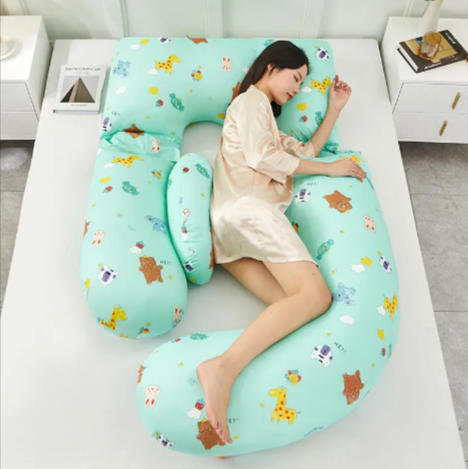 U-Shaped Pregnancy &amp; Lumbar Support Pillow Mimarta