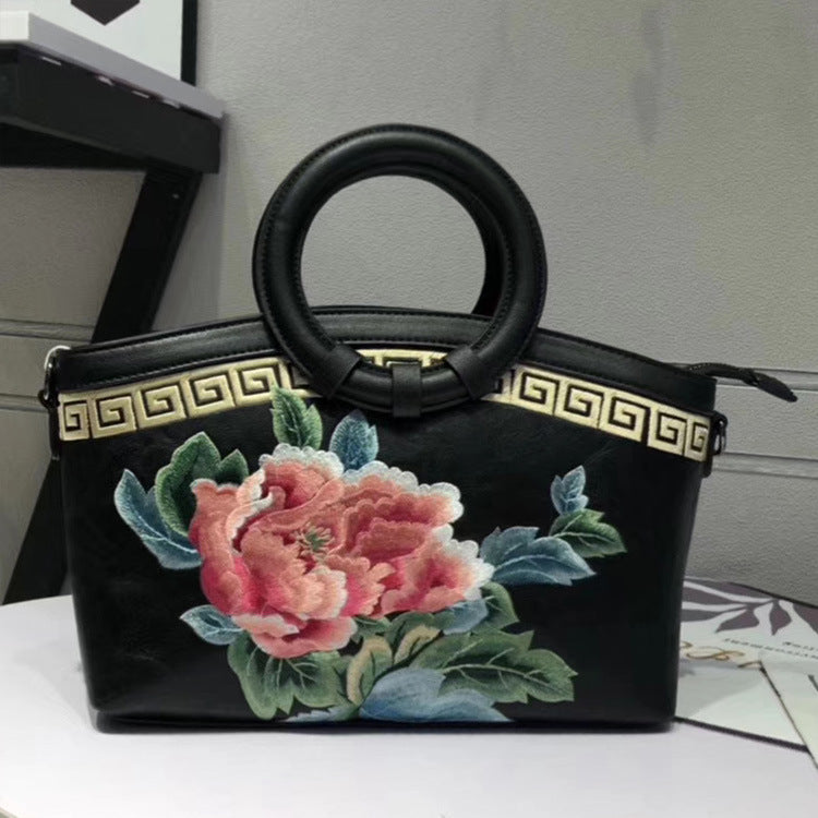 Embroidered Handbag for Women with Qipao Design Mimarta