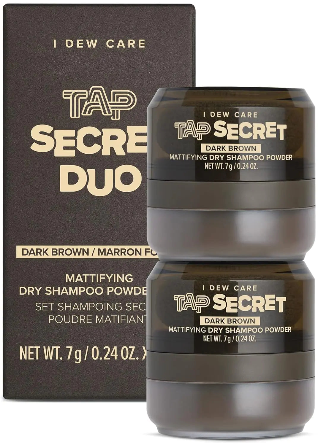 I DEW CARE Dry Shampoo - Tap Secret Trio Gift set, With Black Ginseng, Non-aerosol, Benzene-free,Powder, Fuller Looking Hair, No White Cast, Kbeauty, 3 Count, 0.81Oz 0.24 Ounce (Pack of 3) 03 Tap Secret Trio (White) Rieworkes