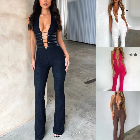 Lace Fit Jumpsuit Mimarta
