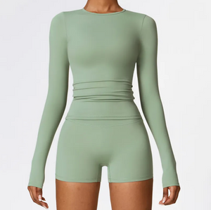 Women's Long Sleeve Sports Yoga Top Mimarta