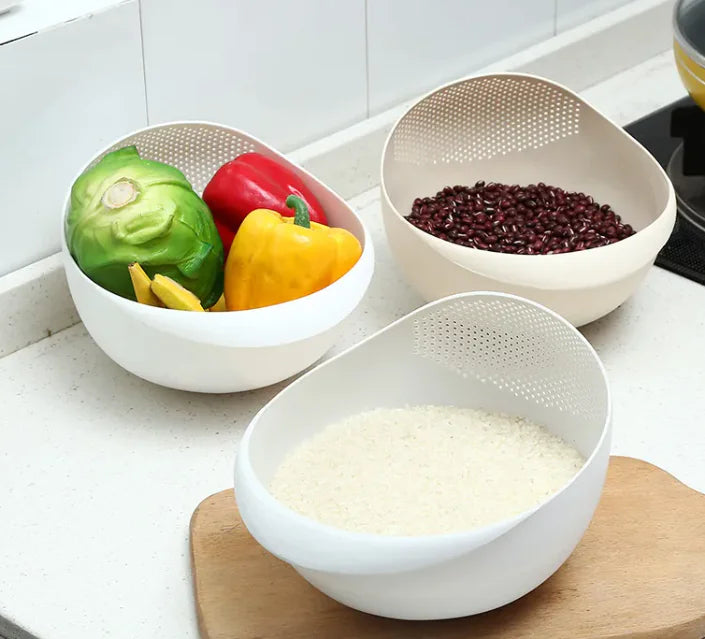 Plastic Fruit And Vegetable Draining Basket Rieworkes