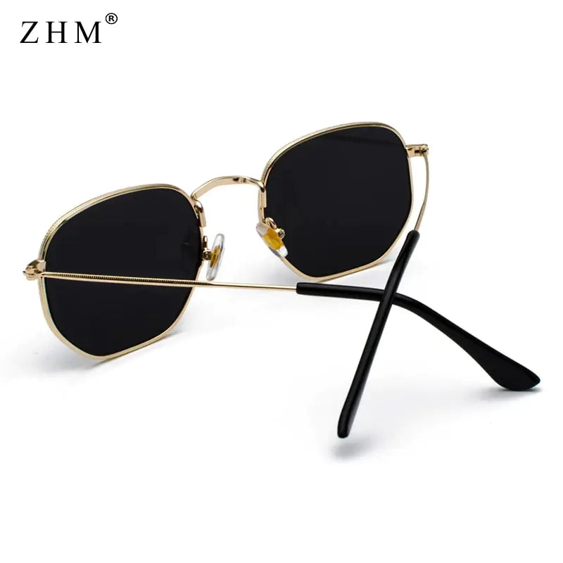 Luxury Sunglasses Classic Square Metal Frame Rieworkes