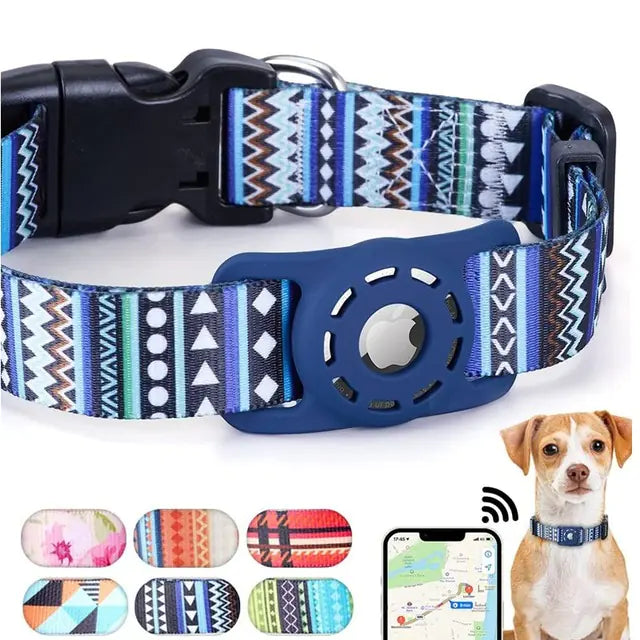Digital Printing Collar for Apple Airtag - Pets Accessories Mimarta