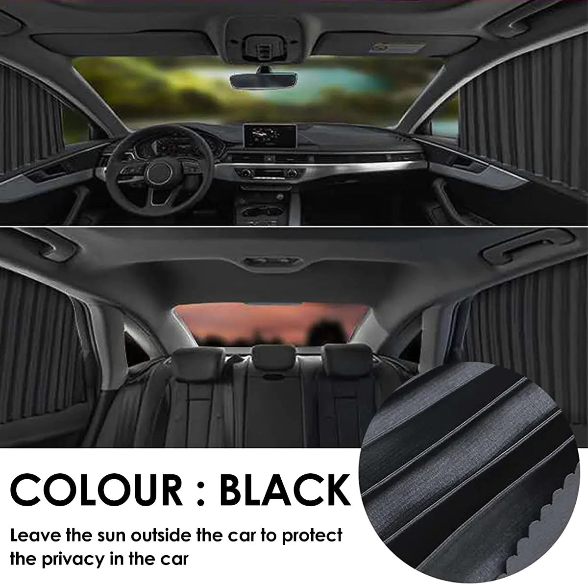 Magnetic Side Window Curtain Rieworkes