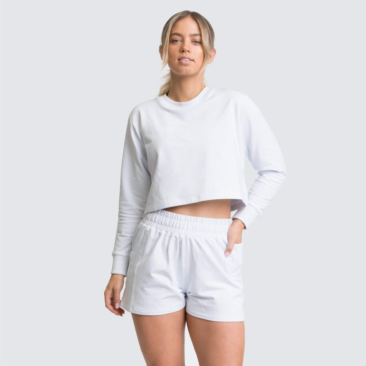 Custom Yoga Set with Loose Hoodie and Shorts (2 Pieces) Mimarta