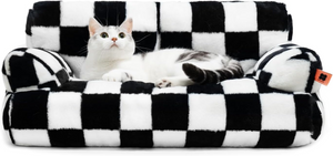 Fluffy Cat Couch Washable Pet Couch Bed For Cats And Small Dogs Up To Non-Slip Dog Beds Mimarta