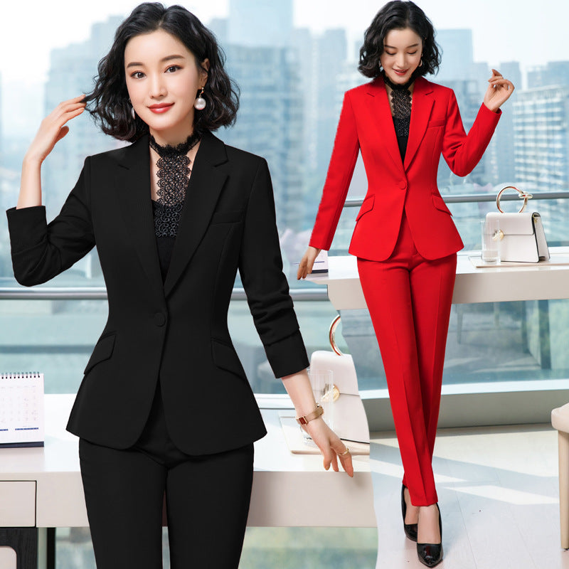 Fashionable Women's Workwear Set for Fall-Winter (2 Pieces) Mimarta