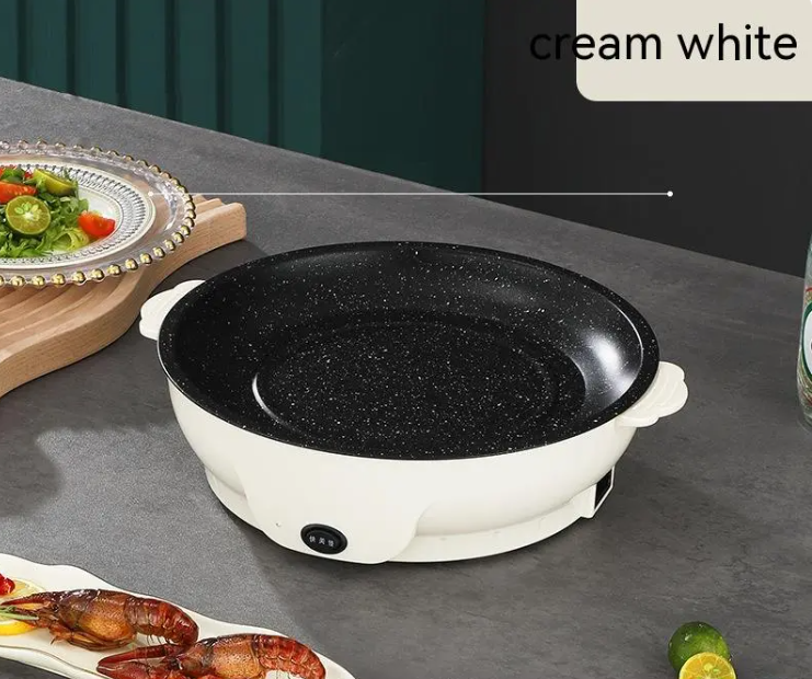 Compact Non-Stick Electric Griddle &amp; Grill – Multi-Function Baking and BBQ Pan Mimarta