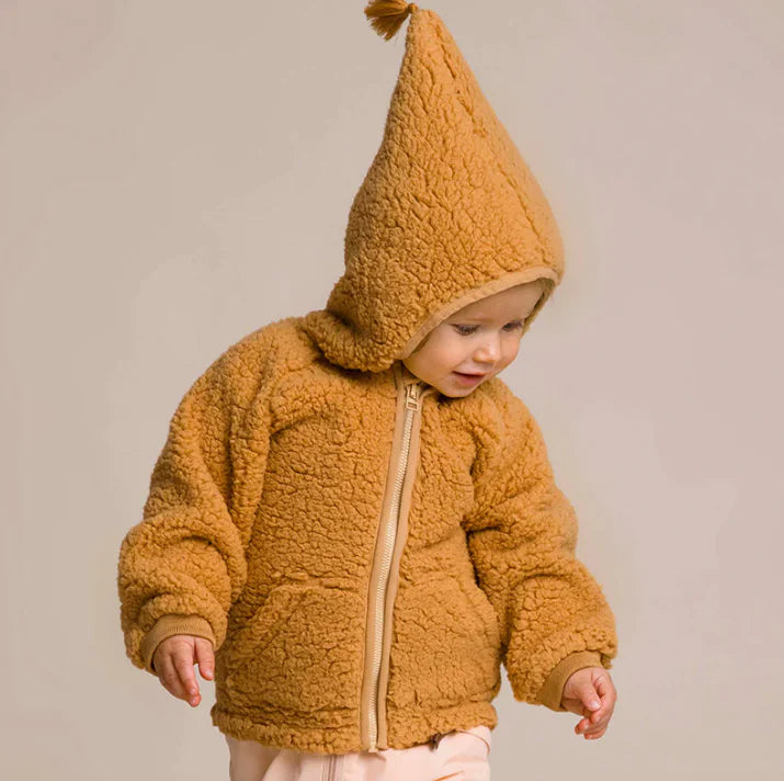 Warm Polar Fleece Pointed Hat Plush Coat Rieworkes