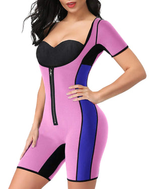 RIBIKA Sauna Suit for Women Weight Loss Sweat Tank Top Shaper Zipper waist trainer vest Belly Fat Full Body Control Mimarta