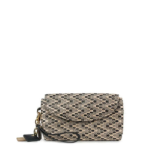 Phoenix Clutch-Tan / Midnight Black Rieworkes