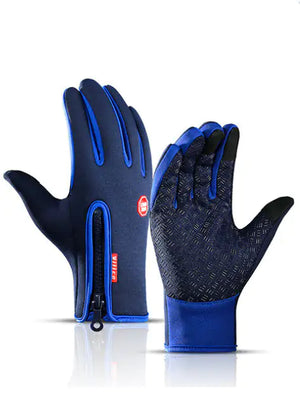 Winter Gloves Touch Screen Riding Motorcycle Sliding Waterproof Sports Gloves With Fleece Mimarta