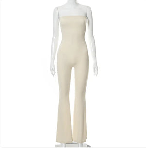 Stylish Solid Color Lace-Up Sleeveless One-Piece for Women Rieworkes