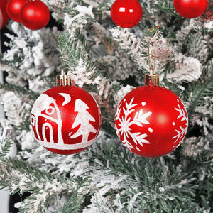 Colorful Christmas Ornament Ball Set Rieworkes