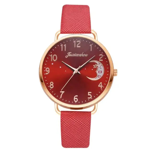 Moon Numbers Bracelet Watches Set Rieworkes