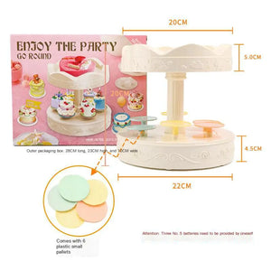 Automatic Rotating Carousel Cake Stand Machine Mimarta