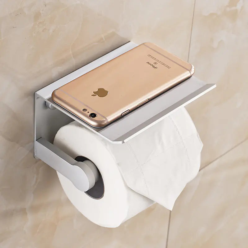 Space Aluminum Wall-Mounted Tissue Holder for Bathroom Mimarta