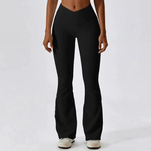 Women Gym Workout Fitness Sports Flared Pants Rieworkes