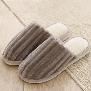 Season Home Warm Couple Plush Slippers Rieworkes