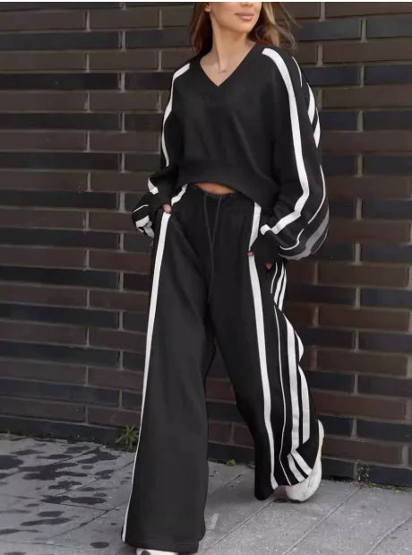 Women's Casual Long Sleeve and Pants Set (2 Pieces) Mimarta