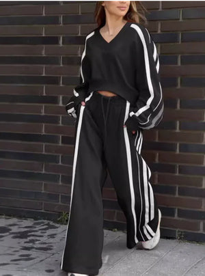 Women's Casual Long Sleeve and Pants Set (2 Pieces) Mimarta
