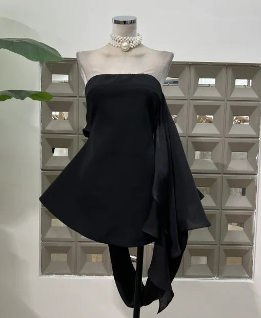 Ribbon Tube Mini Dress Rieworkes
