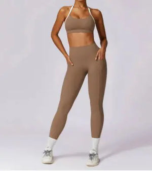 Colorful Beauty Back Yoga set Rieworkes