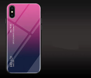 Gradient Glass Phone Case - Hello Design Mimarta