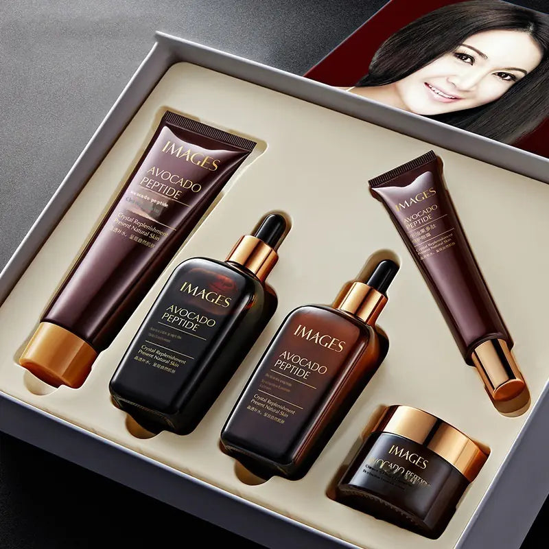 Hydrating And Repairing Smaller Brown Bottle Skin Care Product Set Brightening Skin Mimarta