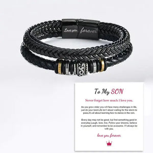 Braided Leather Bracelets for Men Rieworkes