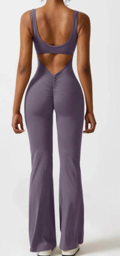 Seamless Hollow Yoga Bodysuit - Women's Casual Activewear Mimarta