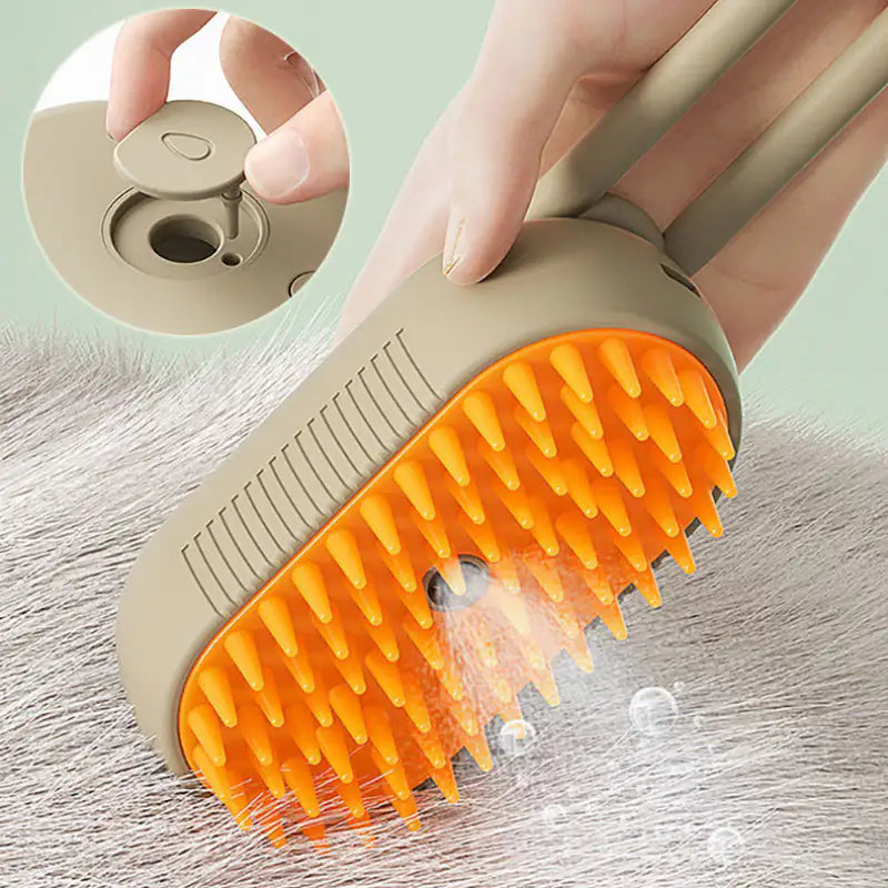 Cat Steam Brush Steamy Dog Brush 3 In 1 Electric Spray Cat Hair Brushes For Massage Pet Grooming Comb Hair Removal Combs Pet Products Rieworkes