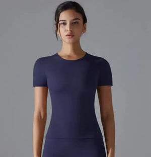 Women's Solid Color Sport T-Shirt Mimarta