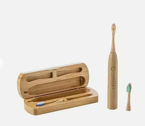 Bamboo USB Rechargeable Electric Toothbrush Rieworkes