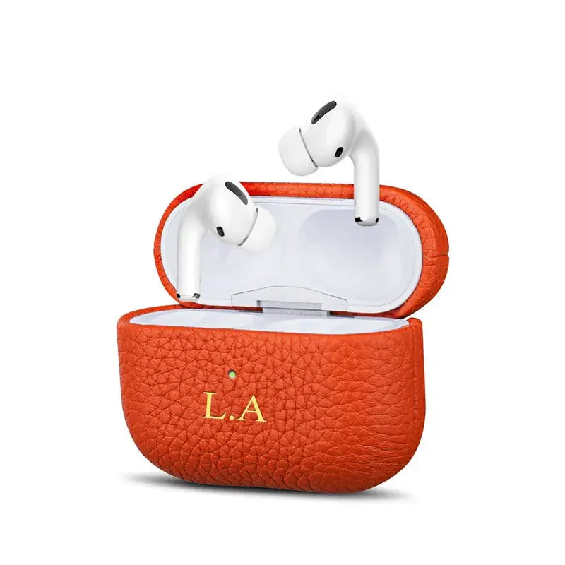 Luxury Lychee Skin Pattern Earphone Case Rieworkes