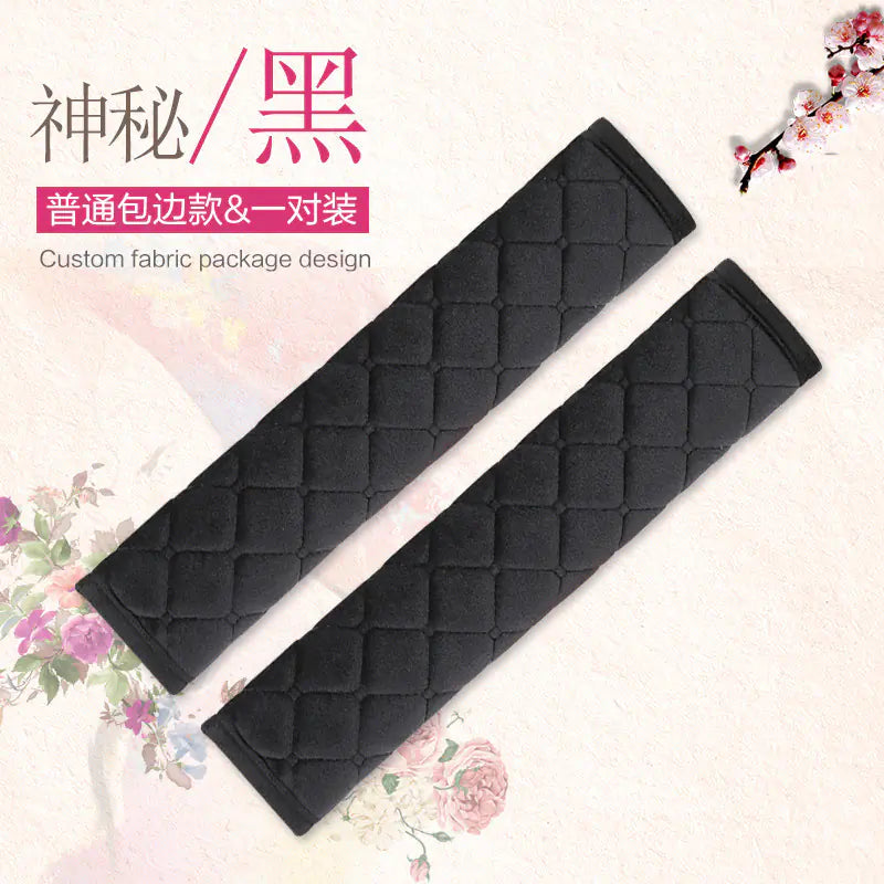 Car Seat Belt Shoulder Pads - Plush Winter Comfort Mimarta