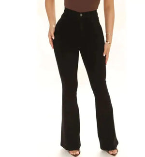 Women's Fashion Casual High Waist Slim-fit Stretch Trousers Rieworkes